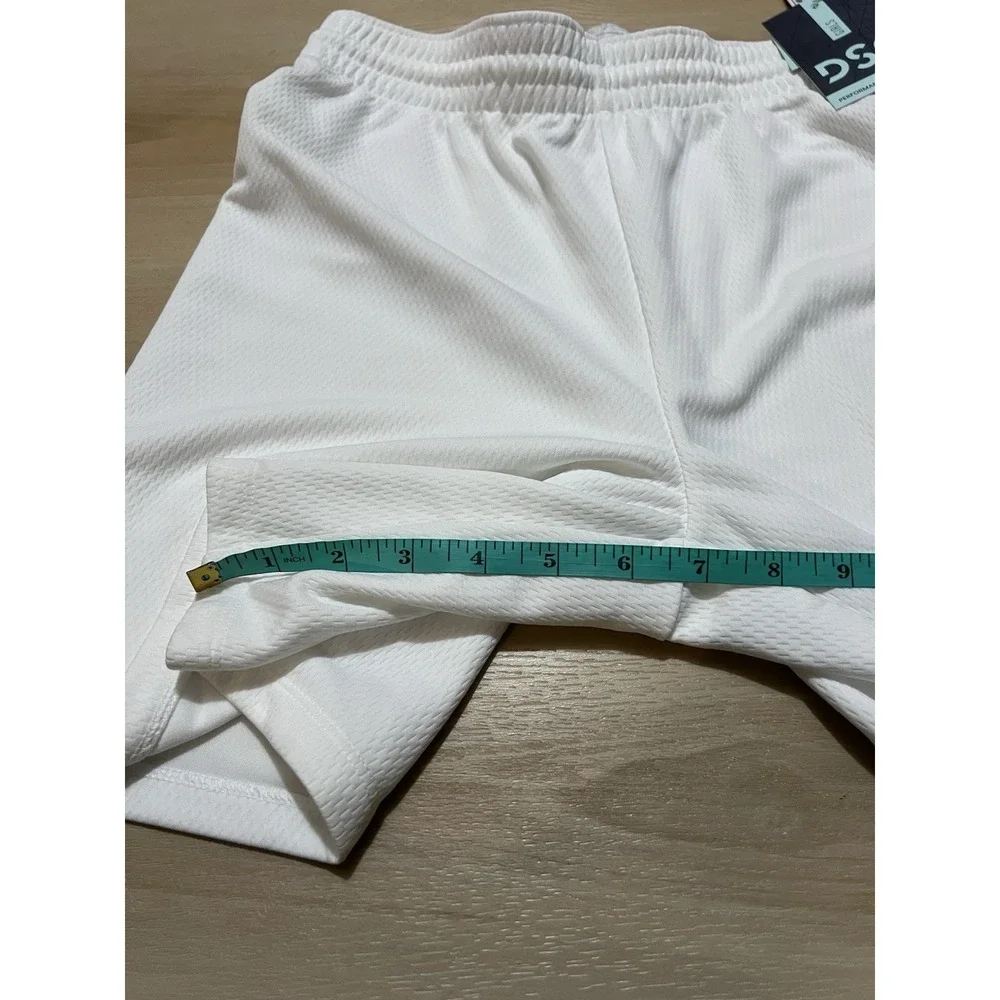 NWT‎ Girls DSG Basketball Shorts White Size XL Youth Kids Unisex Drawstring New